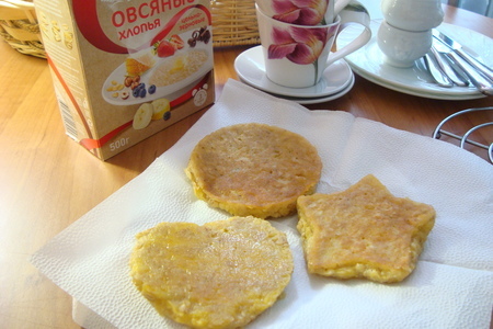 Овсяные оладьи "горячий завтрак-здоровый день" с тыквено-карамельным соусом.: шаг 11