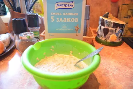 Рыбные котлеты с овсяными хлопьями.: шаг 2