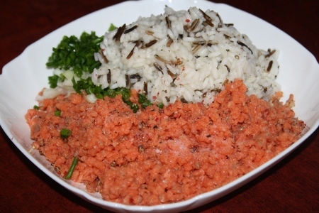 Пирожки с красной рыбой и рисом: шаг 4