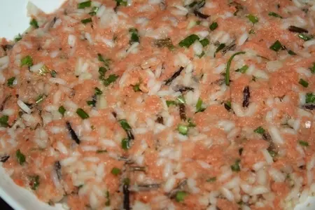 Пирожки с красной рыбой и рисом: шаг 5