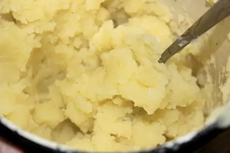 Вареники постные из пенне с картофелем: шаг 3