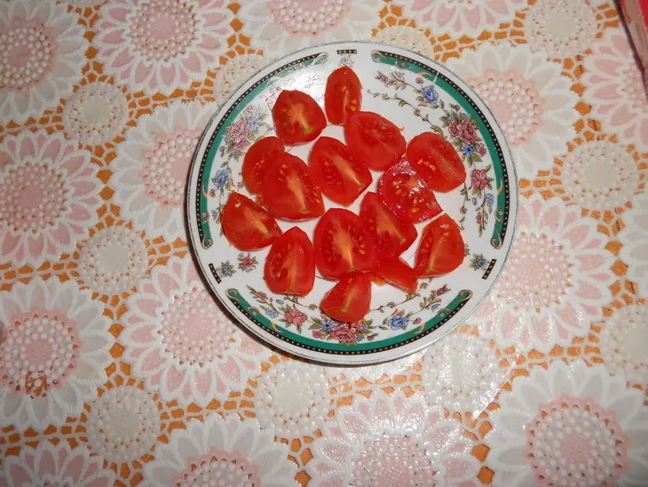 Спагетти borges с помидорами, оливками и кукурузой: шаг 3