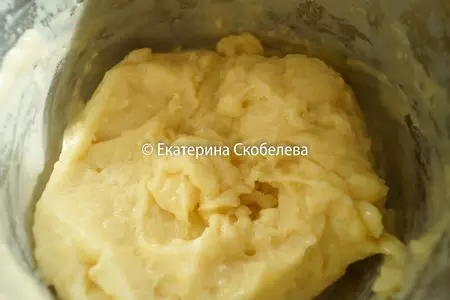 Эклеры с воздушным творожной начинкой и глянцевой шоколадной глазурью: шаг 3