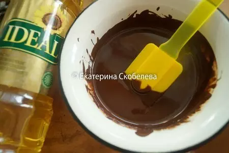 Эклеры с воздушным творожной начинкой и глянцевой шоколадной глазурью: шаг 7