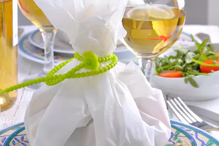 Спагетти "морской бриз" в пергаментных кулёчках.: шаг 6