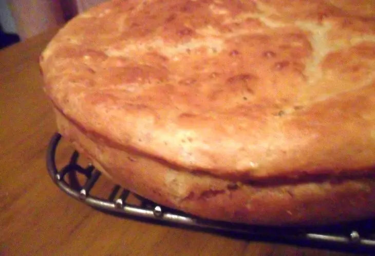 Фаршированный ленивый пирог с рисом и тунцом: шаг 6