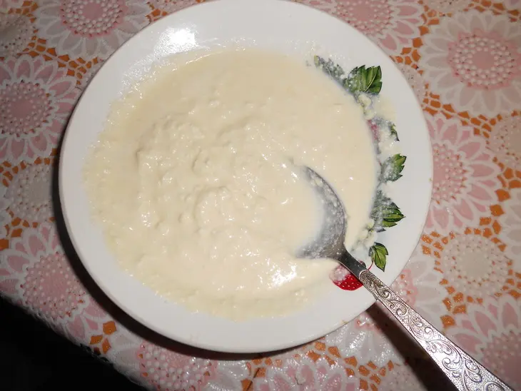 Макаронная запеканка с творогом и консервированным манго: шаг 2