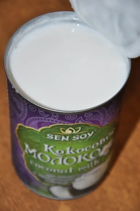 Овощи с нутом, карри и кокосовым молоком.: шаг 4