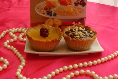 Корзиночки из овсяных хлопьев с апельсиновым желе: шаг 11