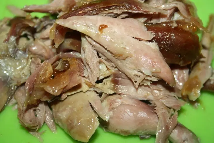 Жульен с утиным конфитом, королевскими шампиньонами и farfalle borges: шаг 5