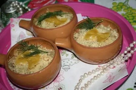 Жульен с утиным конфитом, королевскими шампиньонами и farfalle borges: шаг 15