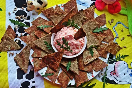 Луково-зерновые чипсы (в пост и не только): шаг 9
