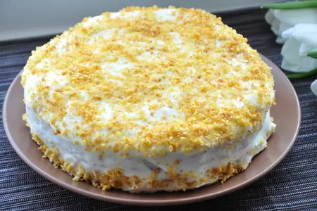 Простой морковный торт к чаю: шаг 6
