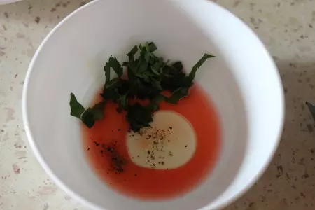Салат с красным апельсином и сыром моцарелла: шаг 2