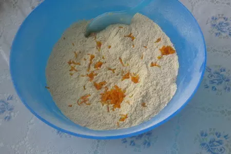 Фруктовая галета с кукурузной мукой: шаг 1