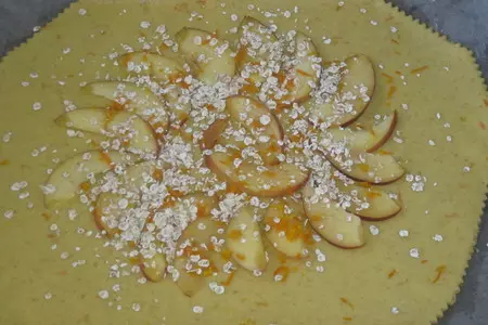 Фруктовая галета с кукурузной мукой: шаг 8