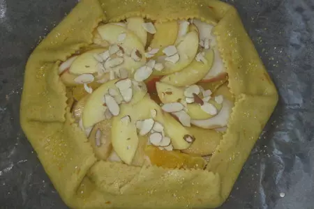 Фруктовая галета с кукурузной мукой: шаг 9