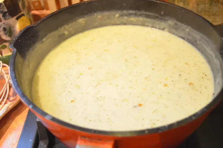 Лазанья из пенне с почками и соленым огурцом: шаг 2