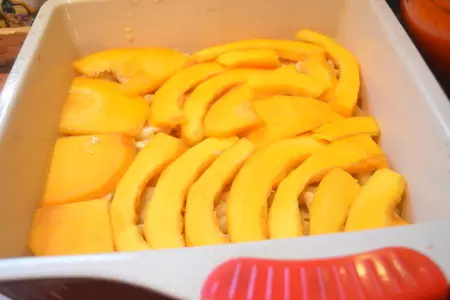 Лазанья из пенне с почками и соленым огурцом: шаг 5