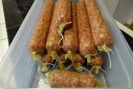 Колбаса с олениной: шаг 5