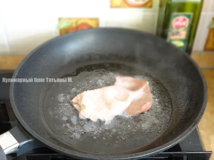 Кальмар с тыквенно-чесночным соусом: шаг 3