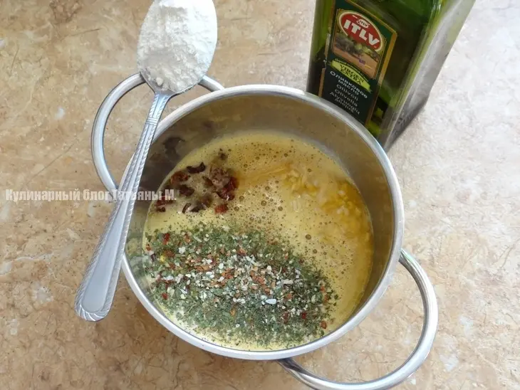 Кальмар с тыквенно-чесночным соусом: шаг 5