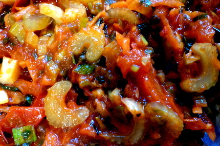 Низкокалорийный фаршированный перец с овощами и оливками itlv!: шаг 2