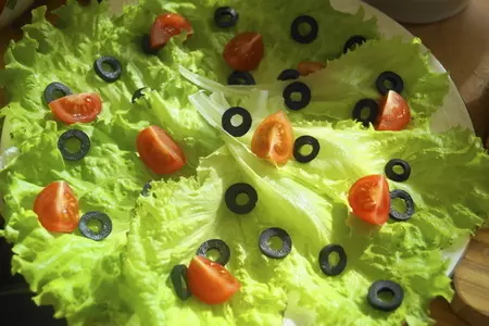 Салат с оливками и куриными фрикадельками: шаг 5