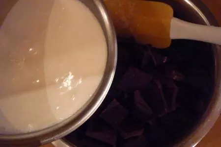 Тарт с грушами в шоколадном ганаше: шаг 5