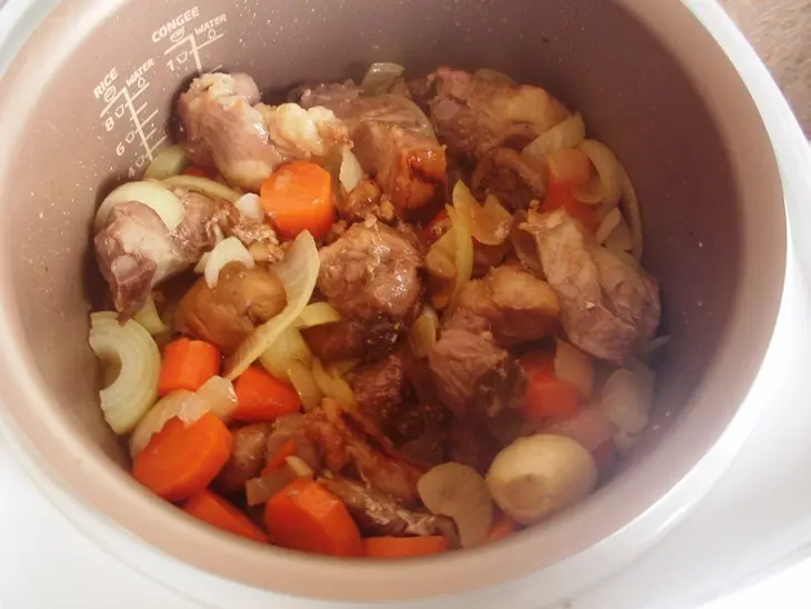 Паштет мясной с грибами: шаг 3