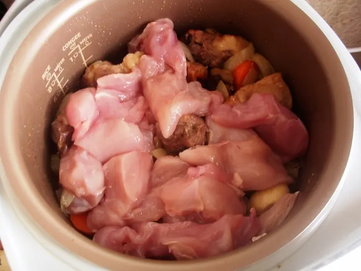 Паштет мясной с грибами: шаг 4