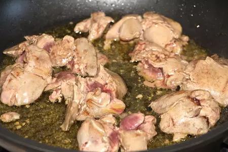 Паштет "шелковый" индюшино-печеночный с шампиньонами: шаг 2