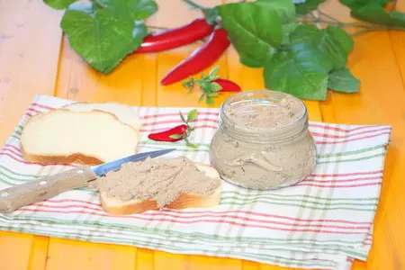 Паштет "шелковый" индюшино-печеночный с шампиньонами: шаг 6