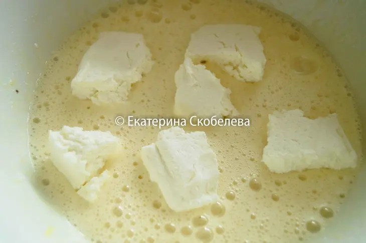 Творожный наполеон с лимонным курдом: шаг 2