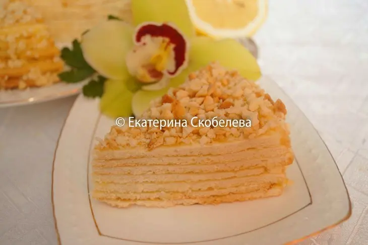Творожный наполеон с лимонным курдом: шаг 10