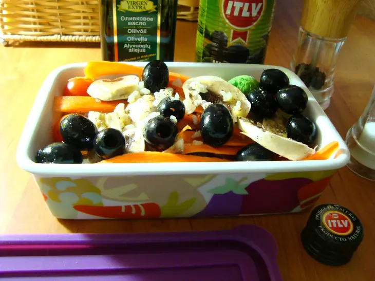 Рыба морская ,запечённая с овощами: шаг 3