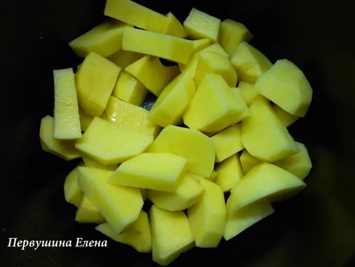 Картошка с морковью и шпинатом: шаг 6