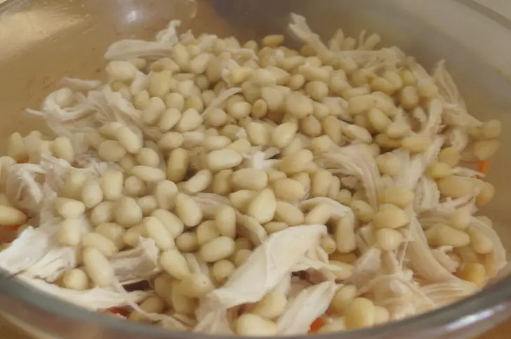 Салат из маринованной свеклы "цветочная клумба": шаг 5