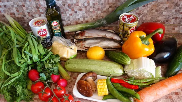Салака-гриль, фаршированная кускусом с оливками.: шаг 1