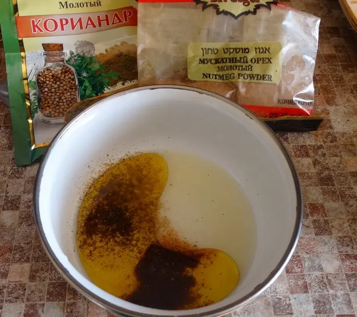 Фрикадельки, фаршированные оливками с овощами гриль.: шаг 4