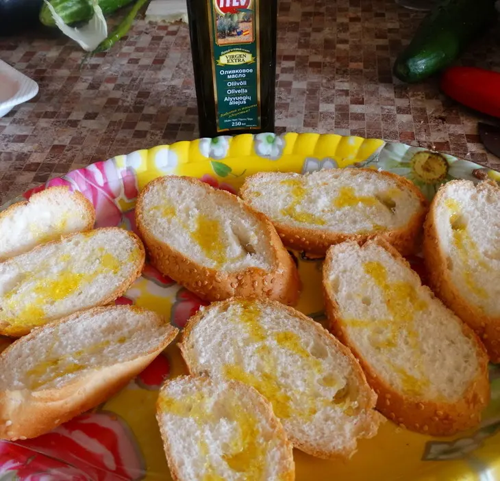 Фрикадельки, фаршированные оливками с овощами гриль.: шаг 8