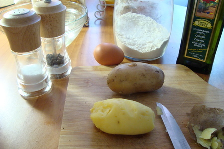 Картофельные кнедлики с шампиньонами.: шаг 4