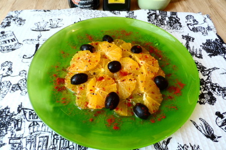 Салат с маслинами и апельсинами.: шаг 3
