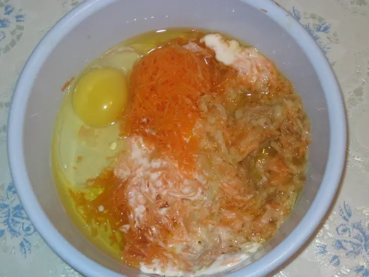 Морковно-шоколадный кекс: шаг 3