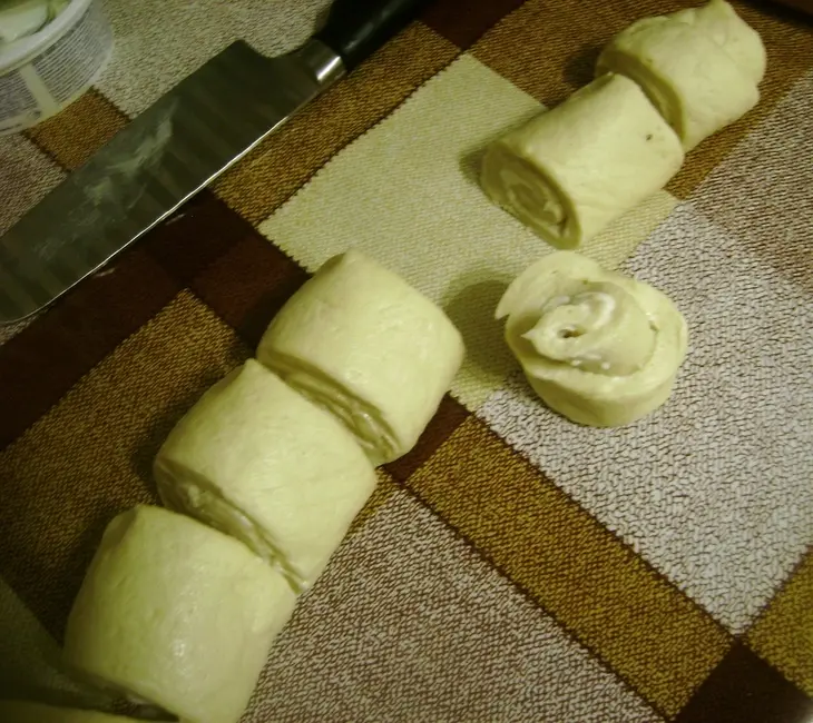 Булочки на творожном тесте, кукурузной муке, с ароматом кокоса: шаг 7