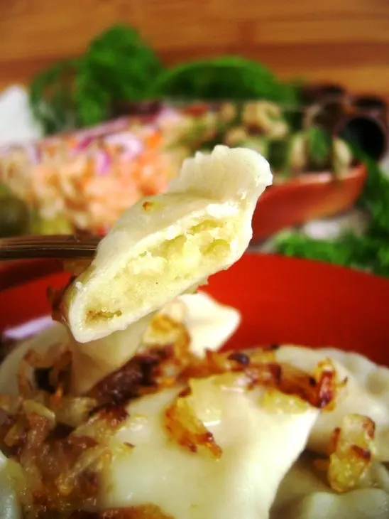 Вареники с картошкой постные: шаг 6