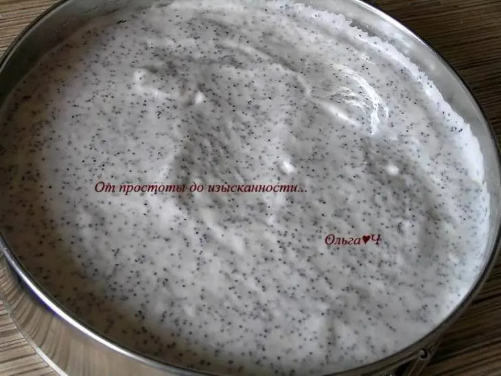 Торт "маковая свадьба": шаг 3