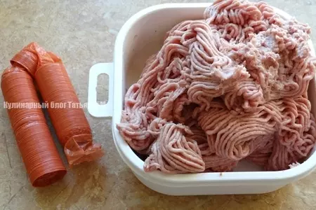 Сардельки домашние свиные с горчицей: шаг 3