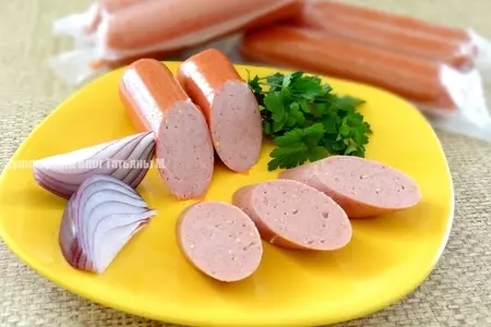 Сардельки домашние свиные с горчицей: шаг 7