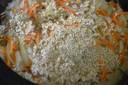 Киноа с квашеной капустой: шаг 5